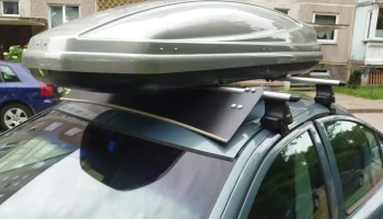 Ветровой обтекатель (AirScreen) для багажника на крыше ав.. 3