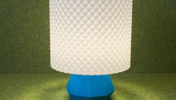Настольная лампа Bubble Dot Boho с граненым ромбовидным о... 1