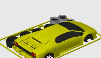 Карта комплекта Lamborghini Diablo SV (масштаб 1:24) 2
