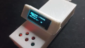 NodeMCU + DHT11 + OLED-корпус 128x32