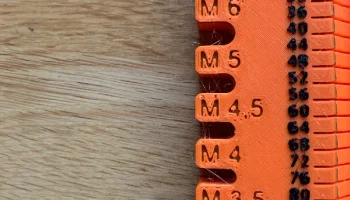 Мой винт/болт имеет размеры от 2 до 10 мм, включая 2,5, 3,5, 2