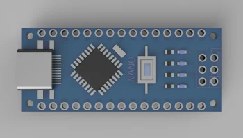 Arduino Nano - форматы F3D, STL, OBJ, 3MF 3