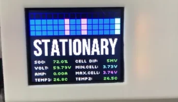 Caja Carril din para Pantalla и Placas DIY esp32 2