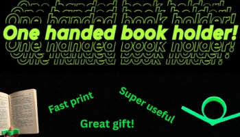 Держатель для книг для одной руки - быстрая печать, прочн.. 2
