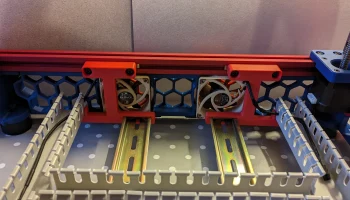 Крепление Trident Inverted Electronics на DIN-рейку, Nuct..