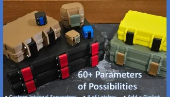 Супер настраиваемый прочный ящик в OpenSCAD........