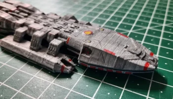BSG Battlestar Artemis Масштаб 1:9000 1