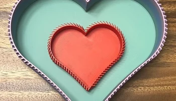 Подносы/держатели с ребристыми сердечками (большая и мале... 2