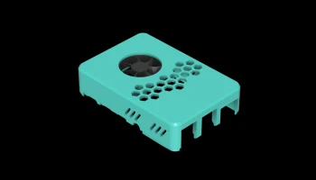 Крышка корпуса Hazi's Raspberry Pi 4 + крепление для вентиля 6