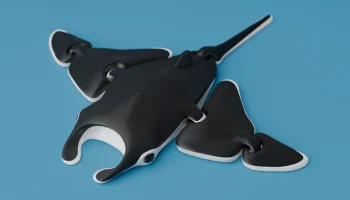 Шарнирный манта-скат