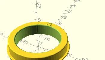 Адаптер катушек с большим отверстием (73 мм) к держателям...