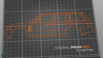 Настенное изображение силуэта Range Rover L322... 2