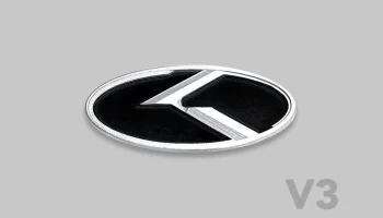 Значок K-логотипа/эмблема для KIA 1