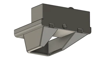 Anycubic Kobra S1 Вентиляторный канал (почти 360°) для мо... Anycubic Kobra S1 Вентиляторный канал (почти 360°) для мо...
