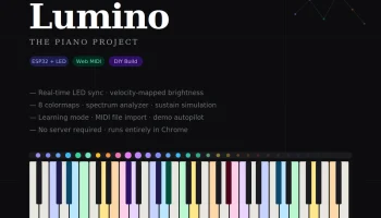 Lumino - умное светодиодное пианино