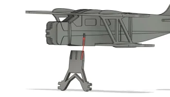Карточка комплекта биплана (Waco YKS-6) 2