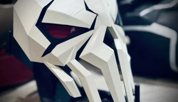 Каратель 2099 Маска в стиле Marvel Rivals 6