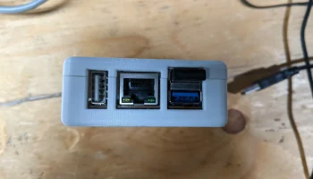 Оранжевый корпус Pi 5 3
