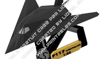 Lockheed Martin F-117 Nighthawk - масштаб 1:80 4