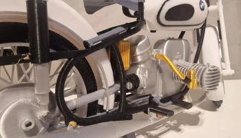 Мотоцикл BMW R60/2 1964 года, масштаб 1:6. Дизайнер Эд ван д 8