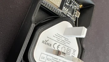 Чехол для Bluetooth-прокси ESP32, включая внешнюю антенну.. Чехол для Bluetooth-прокси ESP32, включая внешнюю антенну..