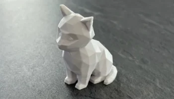 Милый низкополигональный кот (без поддержек)............
