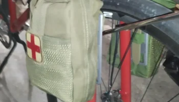 Панель MOLLE для велосипедной вилки......