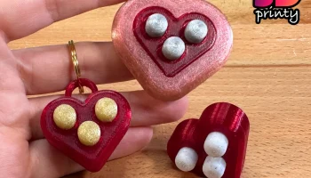 Heart Pop Fidget (дизайн из нескольких материалов)......