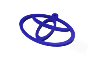 Брелок Toyota / Ллаверо 1
