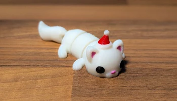 Шарнирно-сочлененный рождественский кот... 1