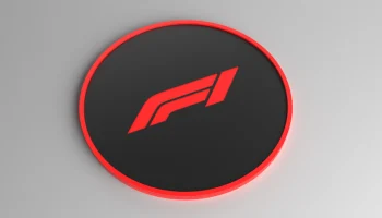 Набор горок Formula 1 - логотип F1 4