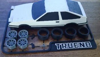 Карта комплекта Toyota Sprinter Trueno (AE86, известная по Initial D) 7