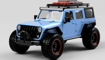 JEEP WRANGLER - МАСШТАБ 1:12 (С ФАРАМИ) 3