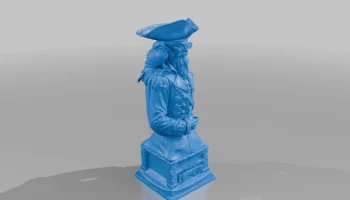 3D модель прочного пиратского капитана........ 2