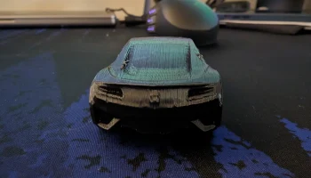 Acura / Honda NSX с движущимися колесами с принтом на мес... 3