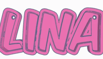 LINA LED- Namenslampe (Именная лампа) kleine Schrift.......