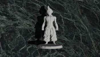 Кид Маджин Бу Dragon Ball Z #21, оптимизированный для 3D-...