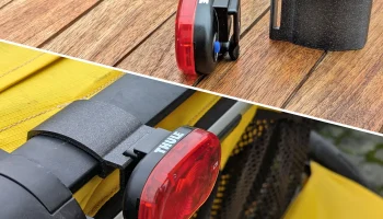 Зажим для крепления фонаря на прицепе к велосипеду Thule ...