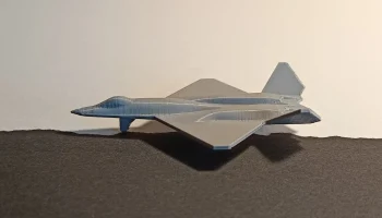 Микрореактивный истребитель YF-23 Black Widow II с распеч... 4