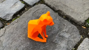 Низкополигональная кошка 2