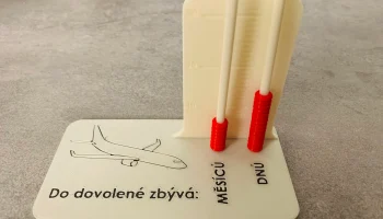Odpočet dovolen&eacute; / Обратный отсчет до праздников............