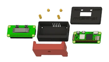 Корпус mt32-pi для Zero 2 W и MiSTer 8