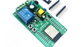 Установка ESP32 с реле 4