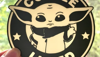 Подставка под кофейную кружку Little Yoda...... Подставка под кофейную кружку Little Yoda......