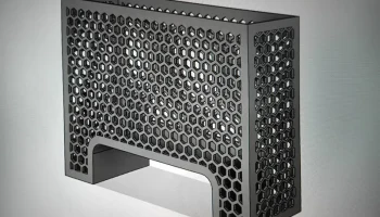 Желоб для фекалий Flashforge AD5X с сотовой конструкцией.... Желоб для фекалий Flashforge AD5X с сотовой конструкцией....