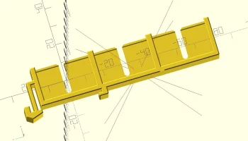 Wago 221-415 Tribble для крепления на DIN-рейку 3x........