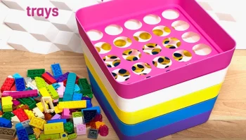 Lego Sorting Tray (штабелируемый компактный органайзер из... 8