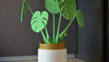 Горшок-ваза для цветов ForgeCore Monstera Coaster Plant.....