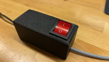 Корпус понижающего преобразователя LM2596 с переключателе...