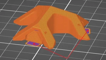 #205 Prusa Core One+ / One L - угловая крышка (проверено ... 3